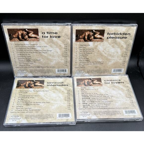 Lot of 4 Vtg Music CD's Classical Love Sensual Forbidden Love Excellent! -D - Picture 5 of 7